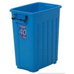 タフ角ペール 40型 本体 ブルー サンコープラスチック