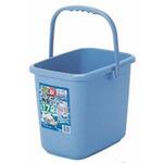 ニュー タフバケツ 角型10L ストーンブルー サンコープラスチック