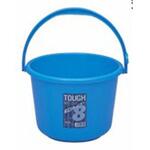 ニュー タフバケツ広口 8型ブルー サンコープラスチック