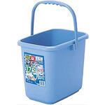 ニュー タフバケツ 角型17L ストーンブルー サンコープラスチック