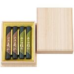 毎日白檀香・沈香寿山 二種香揃え 桐箱 日本香堂