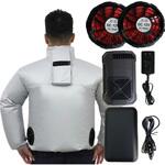 空調エアコン服 ジャケットタイプ エアコンファン付き ファンバッテリーセット さくら電子