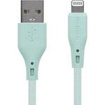 超やわらかで断線に強い 耐屈曲3万回以上 急速充電2.4A/データ転送 USB Type-A to Lightning シリコンケーブル OWLTECH(オウルテック)