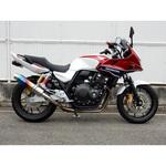 BK1455JM S/O ラウンド・焼き色チタンサイレンサー 08-17 CB400SF WR’S(ダブルアールズ)