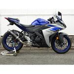 SC2250JM フルEX ラウンド・カーボンサイレンサー 15-17 YZF-R25 WR’S(ダブルアールズ)