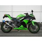 BK4250JM S/O ラウンド・焼き色チタンサイレンサー 13-17 Ninja250 WR’S(ダブルアールズ)
