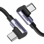 UGR-OT-100012 UGREEN USB-C to USB-C 両端L字 急速充電ケーブル 100W 70698 UGREEN