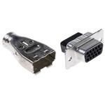 5748634-1 TE Connectivity D-subコネクタ， 15極， ケーブルマウント， 5748634-1 TE CONNECTIVITY