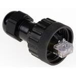 1546440-1 TE Connectivity RJ45 モジュラーコネクタ， オス， RJ45コネクタ， ケーブルマウント， 1546440-1 TE CONNECTIVITY