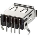 292303-4 TE Connectivity USBコネクタ A タイプ， メス スルーホール実装 292303-4 TE CONNECTIVITY