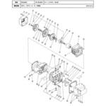 電気チェーンブロック ER028SD_ボディ、ギヤケース、モータ関係 KITO(キトー)