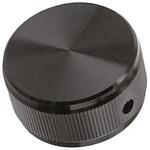 KN1251B1/4 TE Connectivity ノブ 6.35mm 直径:31.8mm 丸型 KN1251B1/4 TE CONNECTIVITY