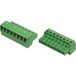 284506-8 TE Connectivity プラグ式端子台， Buchananシリーズ， 3.5mmピッチ ， 1列， 8極， 緑 TE CONNECTIVITY