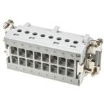 1-1103639-1 TE Connectivity ヘビーデューティパワーコネクタインサート HEシリーズ コネクタインサート 16極 1-1103639-1 TE CONNECTIVITY
