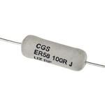 ER58100RJT TE Connectivity 巻線 抵抗器 7W 100Ω ±5%， ER58100RJT TE CONNECTIVITY