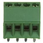 282834-4 TE Connectivity 基板用端子台， Buchananシリーズ， 2.54mmピッチ ， 1列， 4極， 緑 TE CONNECTIVITY