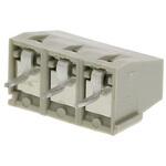 1546216-3 TE Connectivity 基板用端子台， Buchananシリーズ， 5mmピッチ ， 1列， 3極， グレー TE CONNECTIVITY