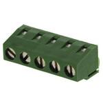 282836-5 TE Connectivity 基板用端子台， Buchananシリーズ， 5mmピッチ ， 1列， 5極， 緑 TE CONNECTIVITY