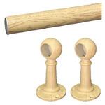 白木パイプセット(首長ブラケット) フジテック・ジャパン