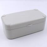 スマホスタンド付きランチボックス 600ml ベージュ スケーター