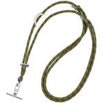 LN-SS12KA スマートフォン(汎用) ショルダーストラップ「SHOULTY MULTI STRAP」REFLECTIONタイプ カーキ 長さ調整 首掛け 肩掛け LEPLUS NEXT