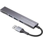 USBハブ_USB 5Gbps_カードリーダー付き サンワサプライ