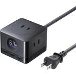 TAP-B111C3BK 電源タップ_USB急速充電機能付き_GaN PD67W サンワサプライ
