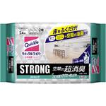 ー クイックルワイパー 立体吸着ウエットシート ストロング 消臭EX 24枚入 花王