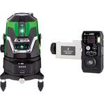 レーザーロボ LEXIA 51グリーン 自動追尾回転台 受光器セット シンワ測定