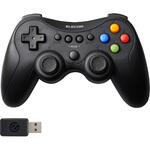 FPSゲームパッド PC用 ワイヤレス 2.4GHz XInput DirectInput メカニカルトリガー 振動 13ボタン 充電式 エレコム