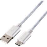 USB-A to USB Type-C ケーブル ペット噛みつき対策 感電防止 断線しにくい ステンレス製 mofult エレコム