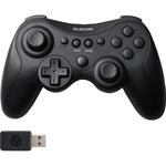 ゲームパッド PC用 ワイヤレス 2.4GHz XInput DirectInput 連射 13ボタン 充電式 有線対応 エレコム