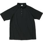 BDP262-ブラック-L ボタンダウンポロシャツ ブラック L フェリック