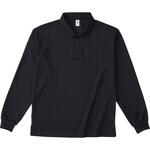 APL269-ブラック-5XL ポケット付き長袖アクティブポロシャツ ブラック 5XL フェリック