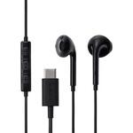 USB Type-C イヤホン 有線 インナーイヤー型 マイク付き 通話可能 DAC搭載 高音質 音量調節 1.2m エレコム