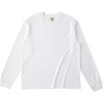 OGL914-WHT-M オーガニックコットンロングスリーブTシャツ(リブ有) ホワイト M フェリック