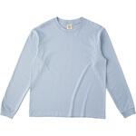 OGL914-ABL-M オーガニックコットンロングスリーブTシャツ(リブ有) アシッドブルー M フェリック