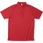 FDB270-レッド-XXL ファンクショナルドライBDポロシャツ レッド XXL フェリック