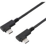 USB Type-C ケーブル 両端L字 やわらか 60W PD USB2.0 480Mbps エレコム
