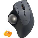 トラックボールマウス 静音 Bluetooth/無線2.4GHz 両対応 ボールローラー 親指操作 5ボタン IST PLUS エレコム