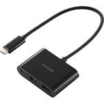 USB-C ハブ ドッキングステーション 3in1 HDMI 4K 60Hz PD 最大100W入力 USB-A USB3.2 コンパクト エレコム