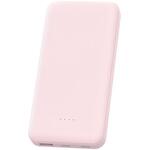 燃えにくいモバイルバッテリー 10000mAh ピンク  発火リスクを抑えた 半固体電池 PSE適合品 軽量 小型 防火 耐火 安心安全 LEPLUS NEXT