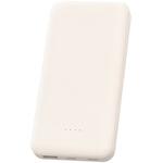 燃えにくいモバイルバッテリー 10000mAh ホワイト  発火リスクを抑えた 半固体電池 PSE適合品 軽量 小型 防火 耐火 安心安全 LEPLUS NEXT