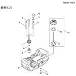 RM3127-PTD15部品燃料タンク 新ダイワ