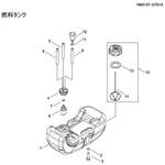RM3127-GTD15部品燃料タンク 新ダイワ