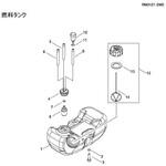 RM3127-2WD部品燃料タンク 新ダイワ