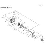 RM3127-2WD部品リコイルスタータ・プーリ 新ダイワ