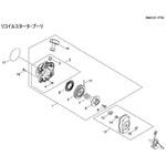 RM3127-PTD部品リコイルスタータ・プーリ 新ダイワ
