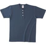 OE1120-DNM-L オープンエンド マックスウェイト ヘンリーネックTシャツ デニム L フェリック