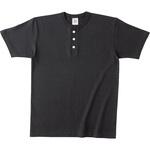 OE1120-SKR-M オープンエンド マックスウェイト ヘンリーネックTシャツ スミクロ M フェリック